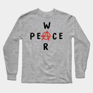 War Peace Shirt Long Sleeve T-Shirt